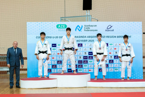 Sumqayıtda gənc cüdoçular arasında Abşeron-Xızı bölgəsi üzrə region birinciliyi keçirilib - FOTO