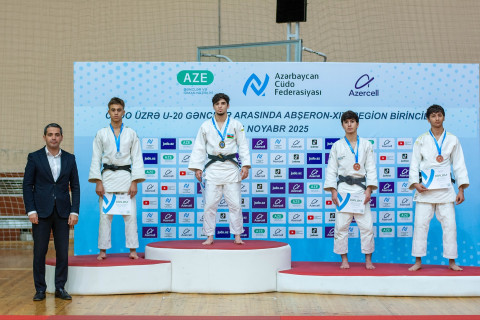 Sumqayıtda gənc cüdoçular arasında Abşeron-Xızı bölgəsi üzrə region birinciliyi keçirilib - FOTO