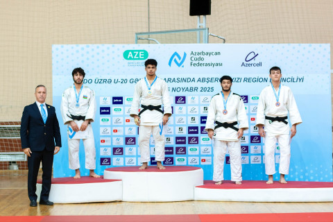 Sumqayıtda gənc cüdoçular arasında Abşeron-Xızı bölgəsi üzrə region birinciliyi keçirilib - FOTO