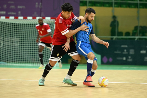 Сборная Азербайджана по футзалу обыграла Ливию в рамках VI Игр исламской солидарности - ФОТО