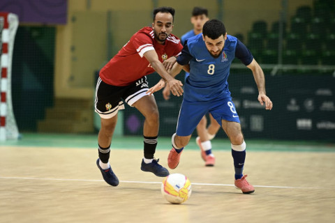 Сборная Азербайджана по футзалу обыграла Ливию в рамках VI Игр исламской солидарности - ФОТО