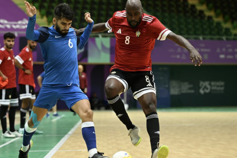 Сборная Азербайджана по футзалу обыграла Ливию в рамках VI Игр исламской солидарности - ФОТО