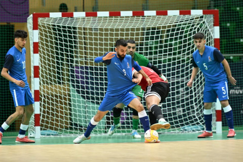 Сборная Азербайджана по футзалу обыграла Ливию в рамках VI Игр исламской солидарности - ФОТО