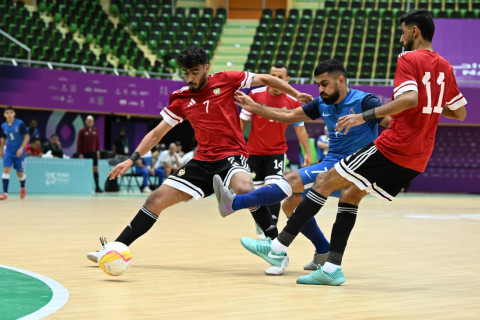 Сборная Азербайджана по футзалу обыграла Ливию в рамках VI Игр исламской солидарности - ФОТО