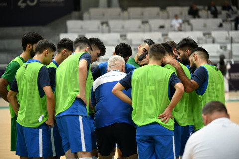 Сборная Азербайджана по футзалу обыграла Ливию в рамках VI Игр исламской солидарности - ФОТО