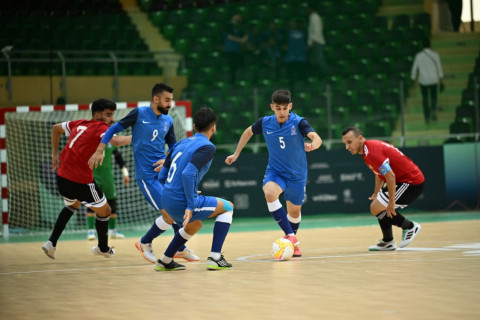 Сборная Азербайджана по футзалу обыграла Ливию в рамках VI Игр исламской солидарности - ФОТО
