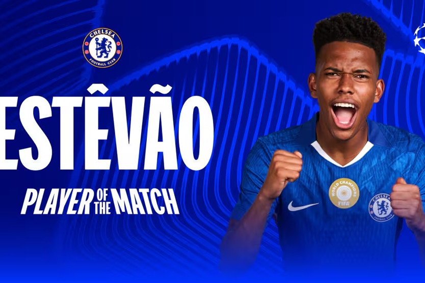 Эстевао признан лучшим игроком матча "Карабах" - "Челси"