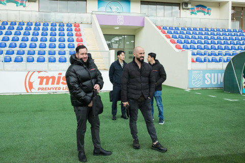 FIFA lisenziyalı agent və skautlar “Sumqayıt” klubunun qonağı olublar - FOTO