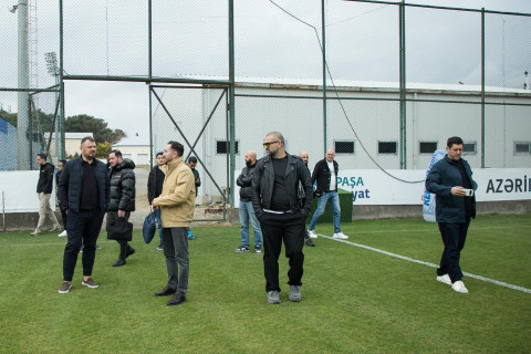 FIFA lisenziyalı agent və skautlar “Sumqayıt” klubunun qonağı olublar - FOTO
