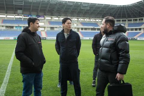 FIFA lisenziyalı agent və skautlar “Sumqayıt” klubunun qonağı olublar - FOTO