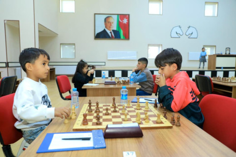 Zəfər Gününə həsr olunmuş şahmat yarışında 87 iştirakçı mübarizə aparıb - FOTO