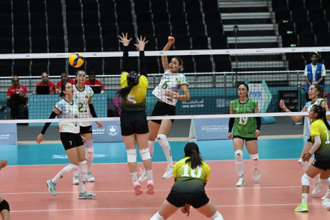 Игры исламской солидарности: женская сборная Азербайджана уверенно обыграла команду Таджикистана - ФОТО