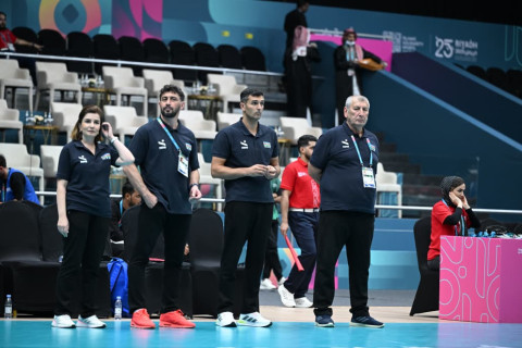 Игры исламской солидарности: женская сборная Азербайджана уверенно обыграла команду Таджикистана - ФОТО