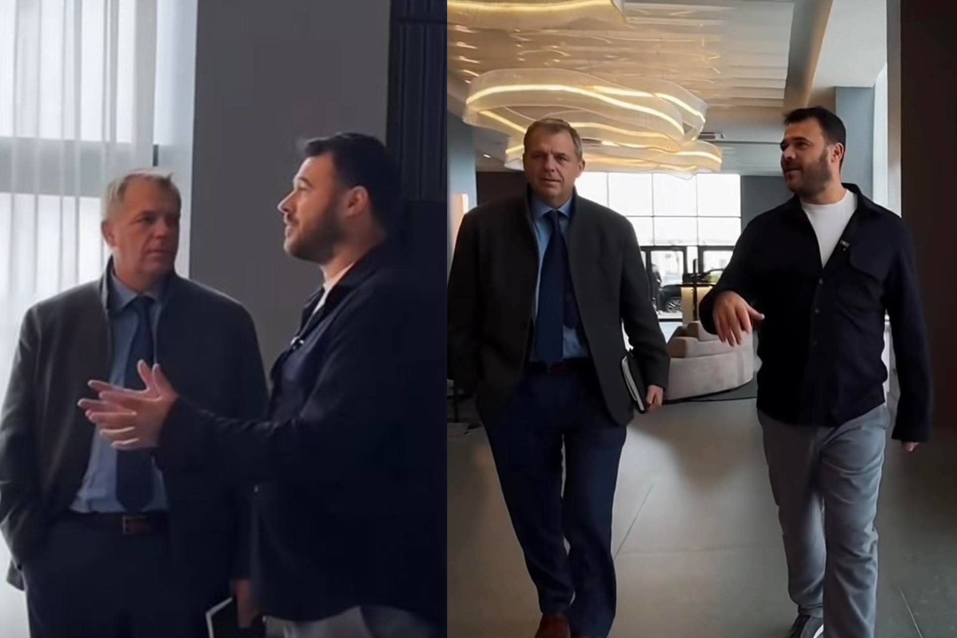 Эмин Агаларов встретился с владельцем "Челси" во время визита в Баку - ВИДЕО