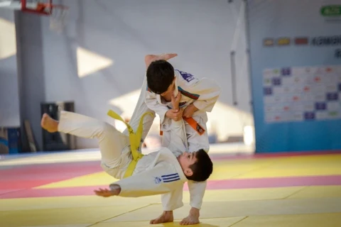 Goranboyda kəmər dərəcələri üzrə imtahan keçirilib