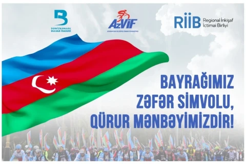 “Bayrağımız zəfər simvolu, qürur mənbəyimizdir” devizi ilə veloyürüş təşkil olunacaq