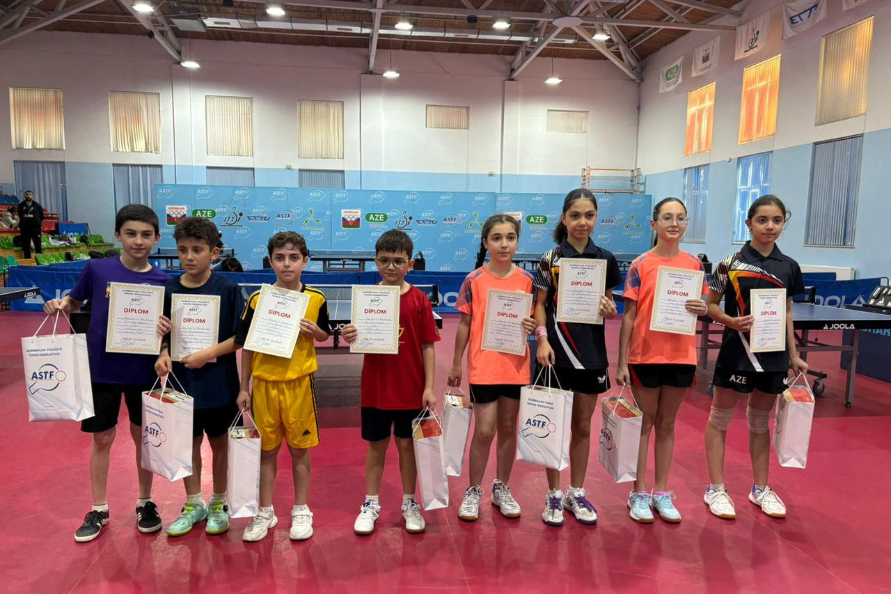 Table tennis tournament held in honor of Victory Day