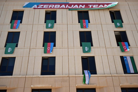 Фарид Гаибов встретился с азербайджанскими спортсменами в Саудовской Аравии - ФОТО