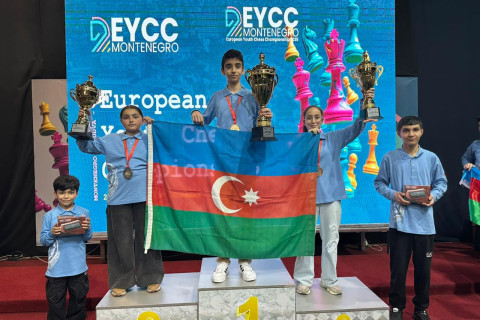 Azerbaijani youth chess players win three medals at European Championship - PHOTO