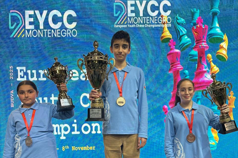 Azerbaijani youth chess players win three medals at European Championship - PHOTO