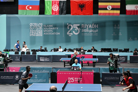 Azerbaijani table tennis team opens Islamic Solidarity Games with victory