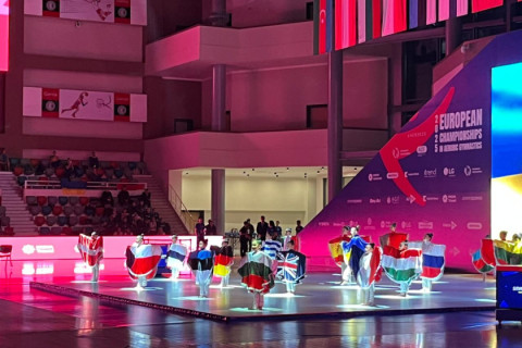 В Гяндже прошла церемония открытия чемпионата Европы по аэробной гимнастике - ФОТО