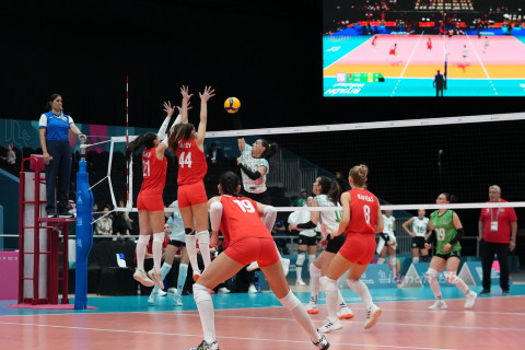 Azərbaycanın voleybol millisi Türkiyəyə yığmasına uduzdu - FOTO