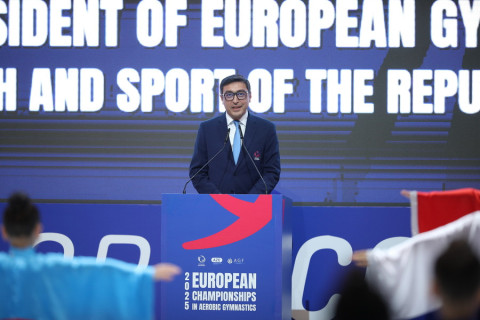 Gəncədə Aerobika gimnastikası üzrə Avropa çempionatına start verilib - FOTO