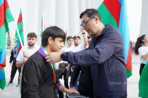 “Bayrağımız – qürur mənbəyimizdir!” devizi altında veloyürüş keçirildi - FOTO