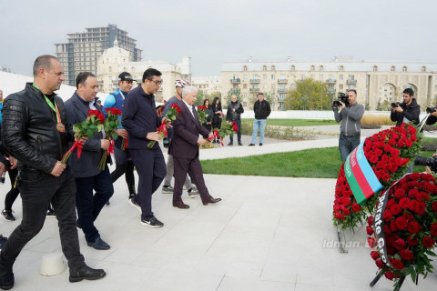 “Bayrağımız – qürur mənbəyimizdir!” devizi altında veloyürüş keçirildi - FOTO