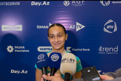 Azərbaycan gimnastı: “Hədəfimiz Avropa çempionatında qızıl medal qazanmaqdır” - FOTO