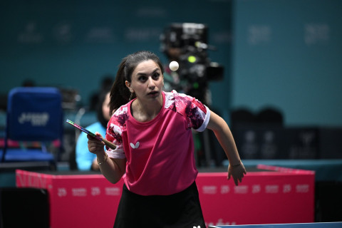 Azərbaycanın qadın stolüstü tennisçiləri İslamiadada bürünc medal qazandılar - FOTO