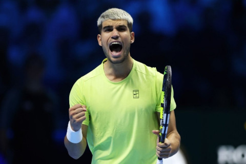 Karlos Alkaras ATP Yekun çempionatında ikinci görüşündə qalib gəlib