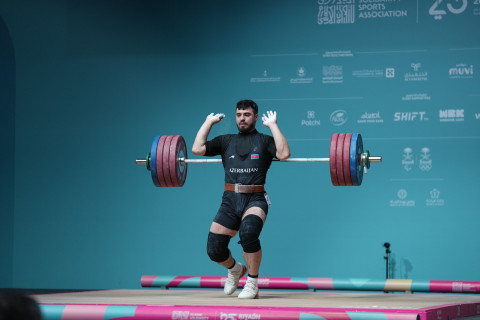 Azərbaycan ağırlıqqaldıranı VI İslam Həmrəyliyi Oyunlarını iki medalla tamamlayıb - YENİLƏNİB + FOTO