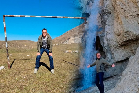 Valdas Dambrauskas: “Futbolun gücü dağların zirvəsində belə hiss olunur” - FOTO