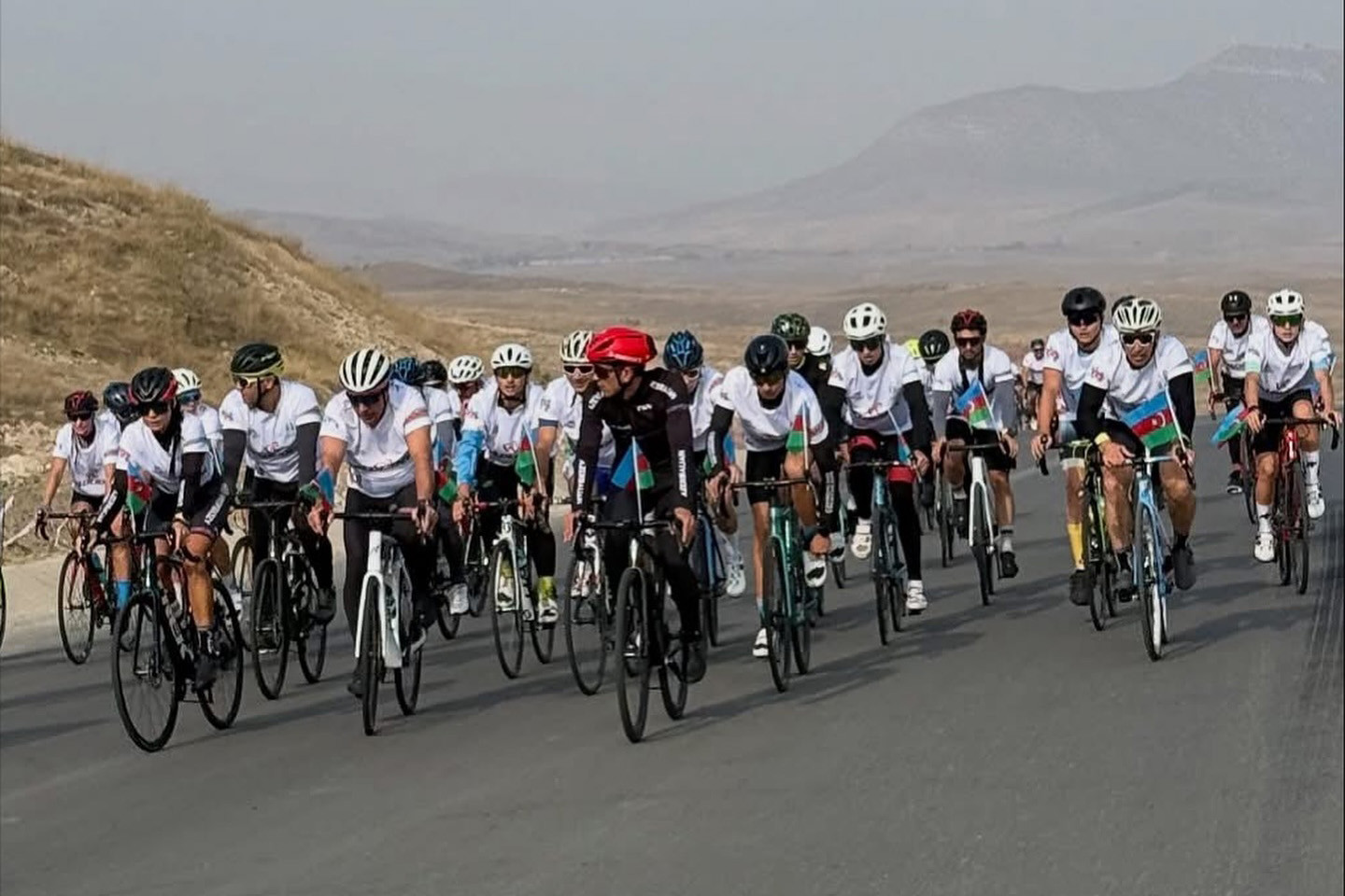 “Zəfərin izi ilə” veloyürüşünün final mərhələsi Xankəndidə keçirilib - FOTO/VİDEO