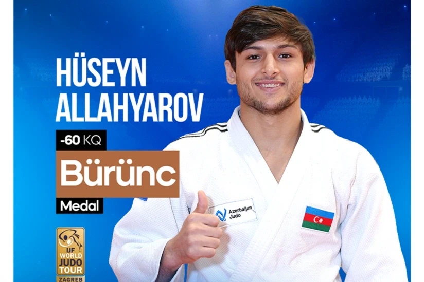 Азербайджанский дзюдоист завоевал "бронзу" Гран-при в Загребе