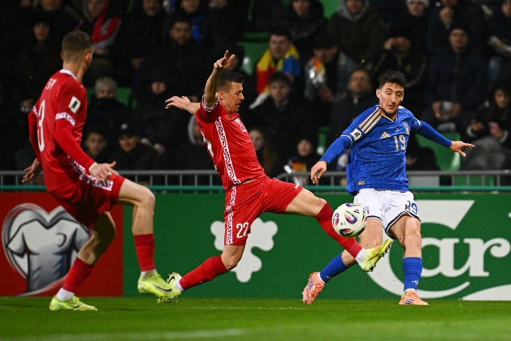 Сборная Италии вырвала победу в матче с Молдовой, забив на 88-й минуте