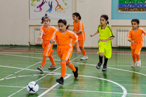 AFFA-nın təşkil etdiyi “Məktəbli Qızlar” turnirində növbəti qrup oyunlarına start verildi - FOTO