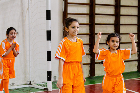 AFFA-nın təşkil etdiyi “Məktəbli Qızlar” turnirində növbəti qrup oyunlarına start verildi - FOTO