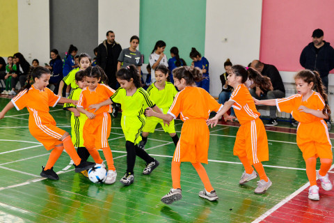 AFFA-nın təşkil etdiyi “Məktəbli Qızlar” turnirində növbəti qrup oyunlarına start verildi - FOTO