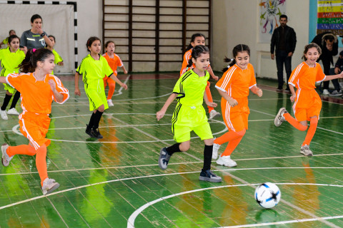 AFFA-nın təşkil etdiyi “Məktəbli Qızlar” turnirində növbəti qrup oyunlarına start verildi - FOTO