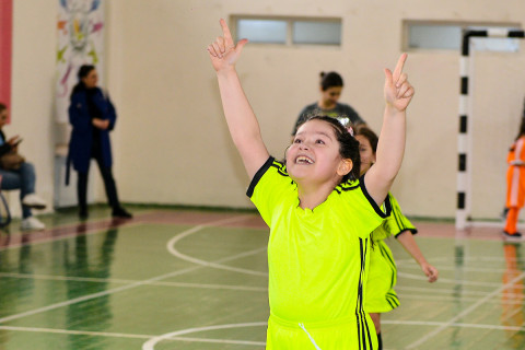 AFFA-nın təşkil etdiyi “Məktəbli Qızlar” turnirində növbəti qrup oyunlarına start verildi - FOTO