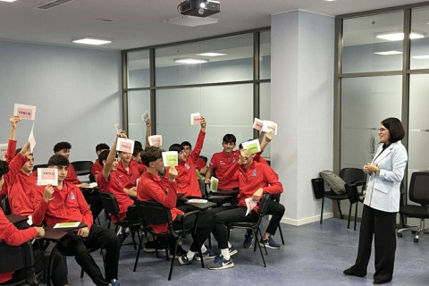 Azərbaycan U-15 futbol millisi üçün seminar təşkil edilib - FOTO