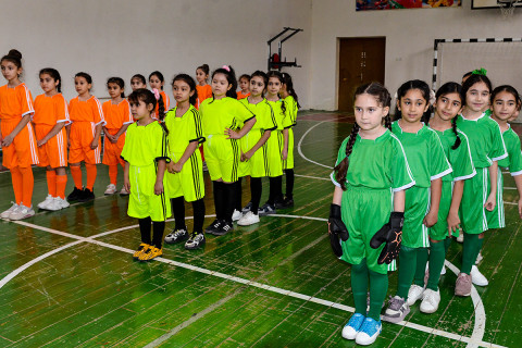 AFFA-nın təşkil etdiyi “Məktəbli Qızlar” turnirində növbəti qrup oyunlarına start verildi - FOTO