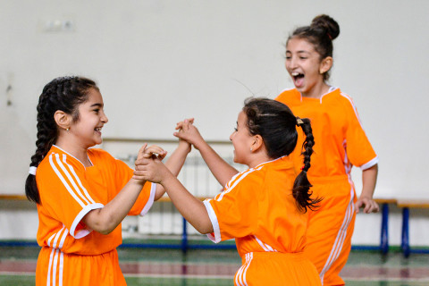 AFFA-nın təşkil etdiyi “Məktəbli Qızlar” turnirində növbəti qrup oyunlarına start verildi - FOTO