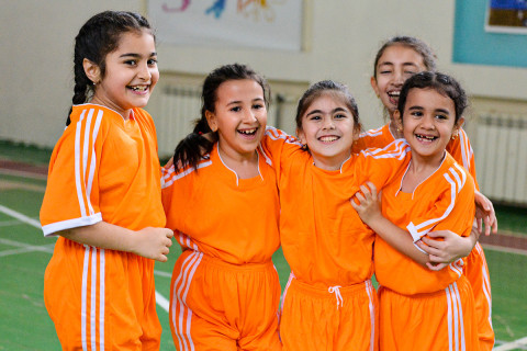 AFFA-nın təşkil etdiyi “Məktəbli Qızlar” turnirində növbəti qrup oyunlarına start verildi - FOTO