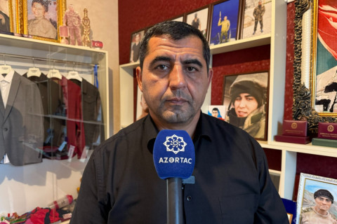 Şəhid İqbalın atası: “İdmanda qazandığı güc onu döyüşdə qorxmaz etdi” - FOTO