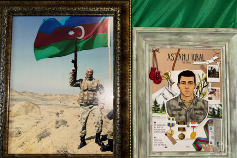 Şəhid İqbalın atası: “İdmanda qazandığı güc onu döyüşdə qorxmaz etdi” - FOTO