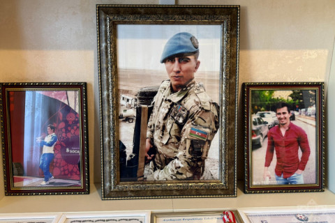 Şəhid İqbalın atası: “İdmanda qazandığı güc onu döyüşdə qorxmaz etdi” - FOTO